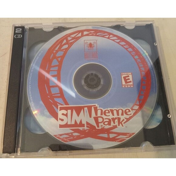 Sim Theme Park Gold Edition PC 2000 2 CD-ROMs Big Box No Manual Windows 95/98 - Picture 8 of 10